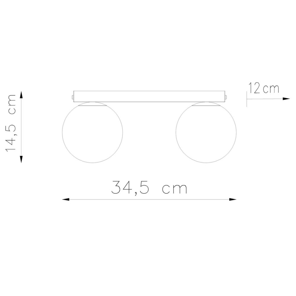 Plafon YOLI 2 ultramaryna