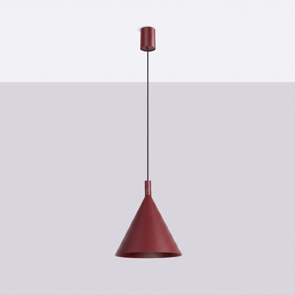 Lampa wisząca NOX 25 burgund