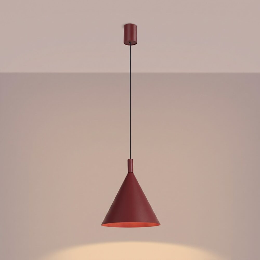 Lampa wisząca NOX 25 burgund
