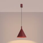 Lampa wisząca NOX 25 burgund