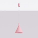 Lampa wisząca NOX 25 różowa