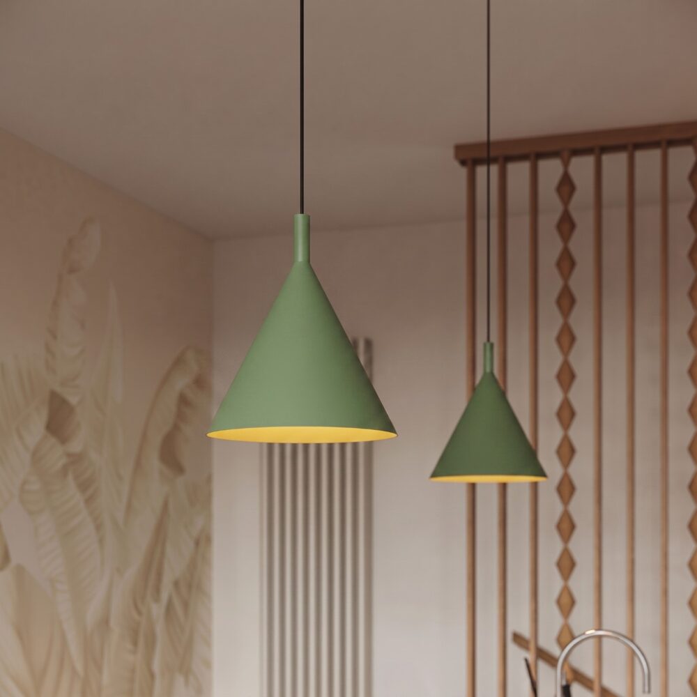 Lampa wisząca NOX 25 szałwiowa