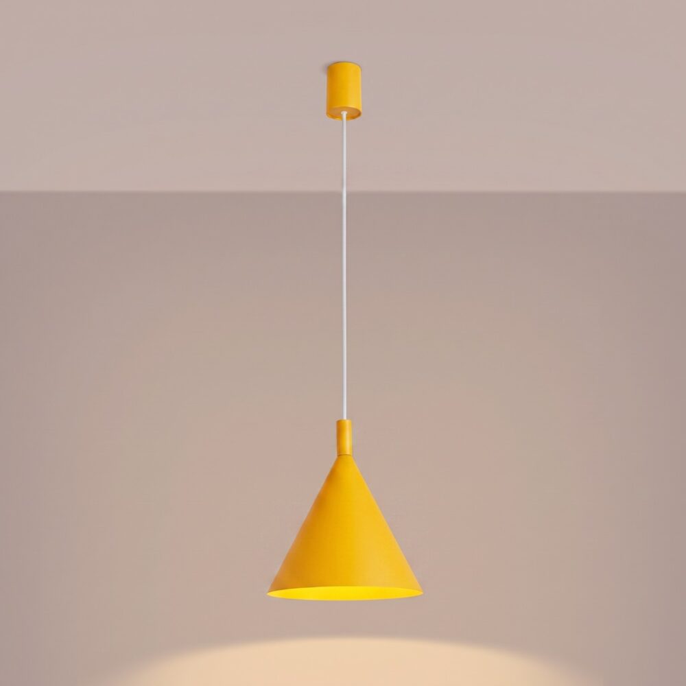 Lampa wisząca NOX 25 żółta