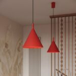 Lampa wisząca NOX 25 czerwona