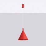 Lampa wisząca NOX 25 czerwona