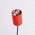Lampa wisząca NOX 25 czerwona