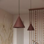 Lampa wisząca NOX 25 brązowa