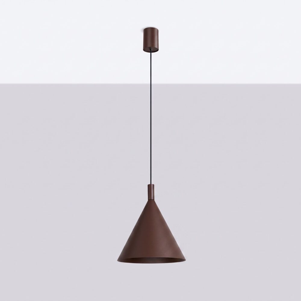 Lampa wisząca NOX 25 brązowa
