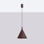 Lampa wisząca NOX 25 brązowa