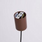 Lampa wisząca NOX 25 brązowa