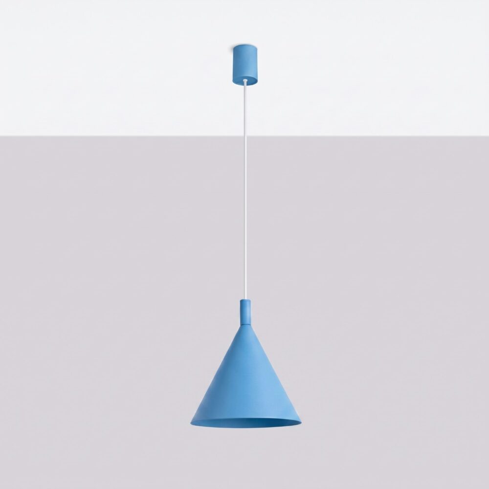 Lampa wisząca NOX 25 błękitna