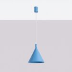 Lampa wisząca NOX 25 błękitna