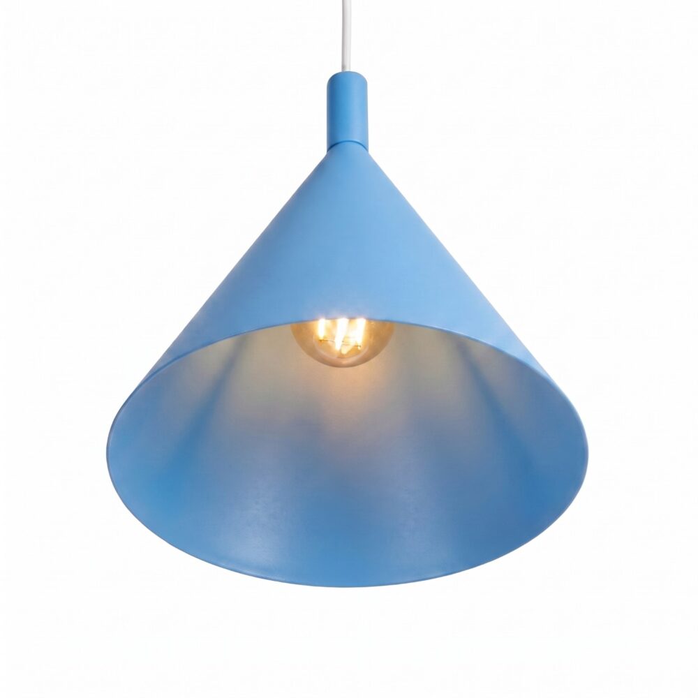 Lampa wisząca NOX 25 błękitna