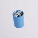 Lampa wisząca NOX 25 błękitna
