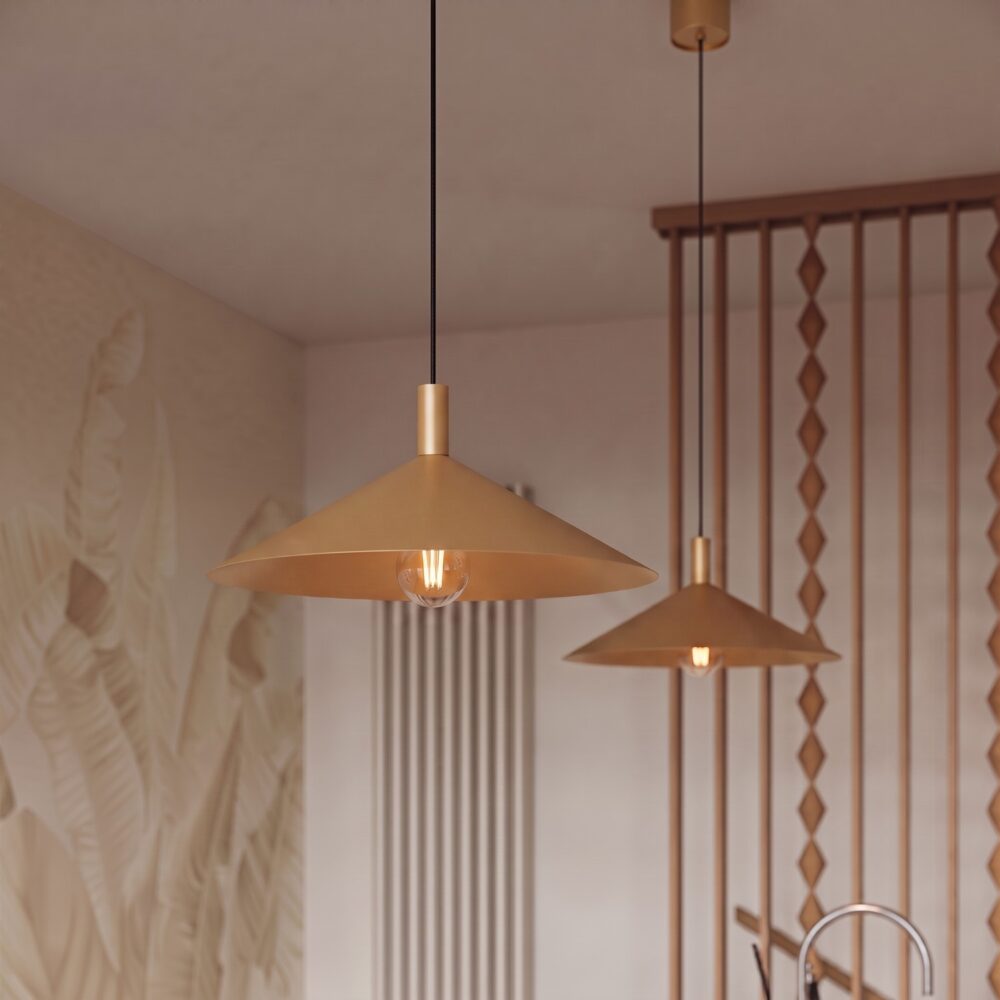 Lampa wisząca NOX 40 złota