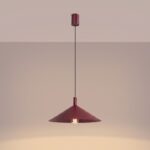Lampa wisząca NOX 40 burgund