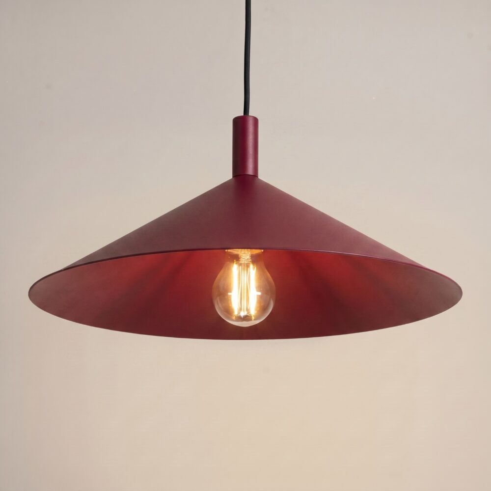 Lampa wisząca NOX 40 burgund