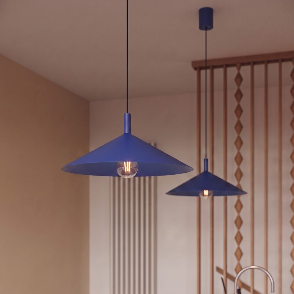 Lampa wisząca NOX 40 ultramaryna