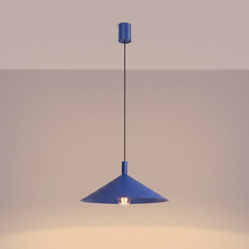 Lampa wisząca NOX 40 ultramaryna
