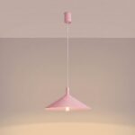 Lampa wisząca NOX 40 różowa