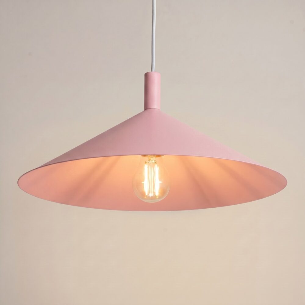 Lampa wisząca NOX 40 różowa
