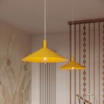 Lampa wisząca NOX 40 żółta