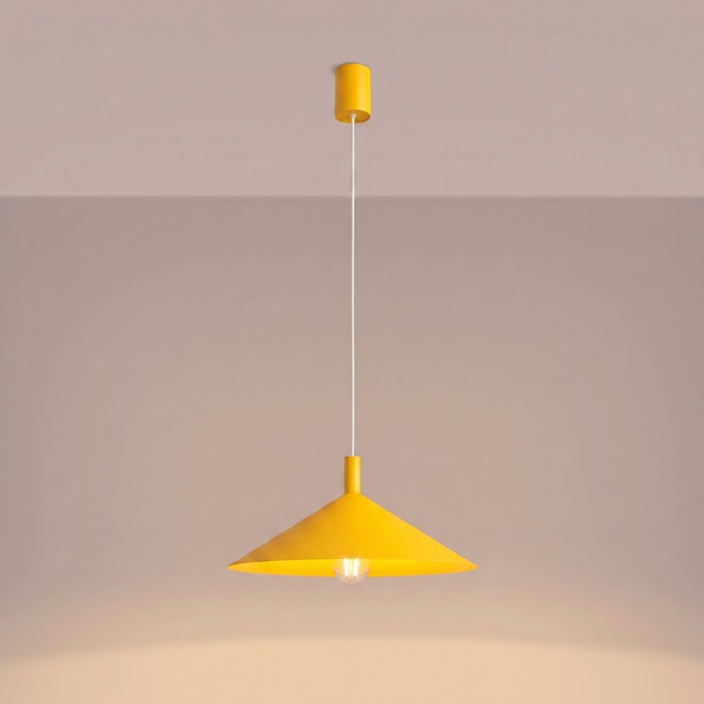 Lampa wisząca NOX 40 żółta