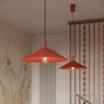Lampa wisząca NOX 40 czerwona