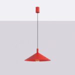 Lampa wisząca NOX 40 czerwona