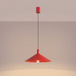 Lampa wisząca NOX 40 czerwona