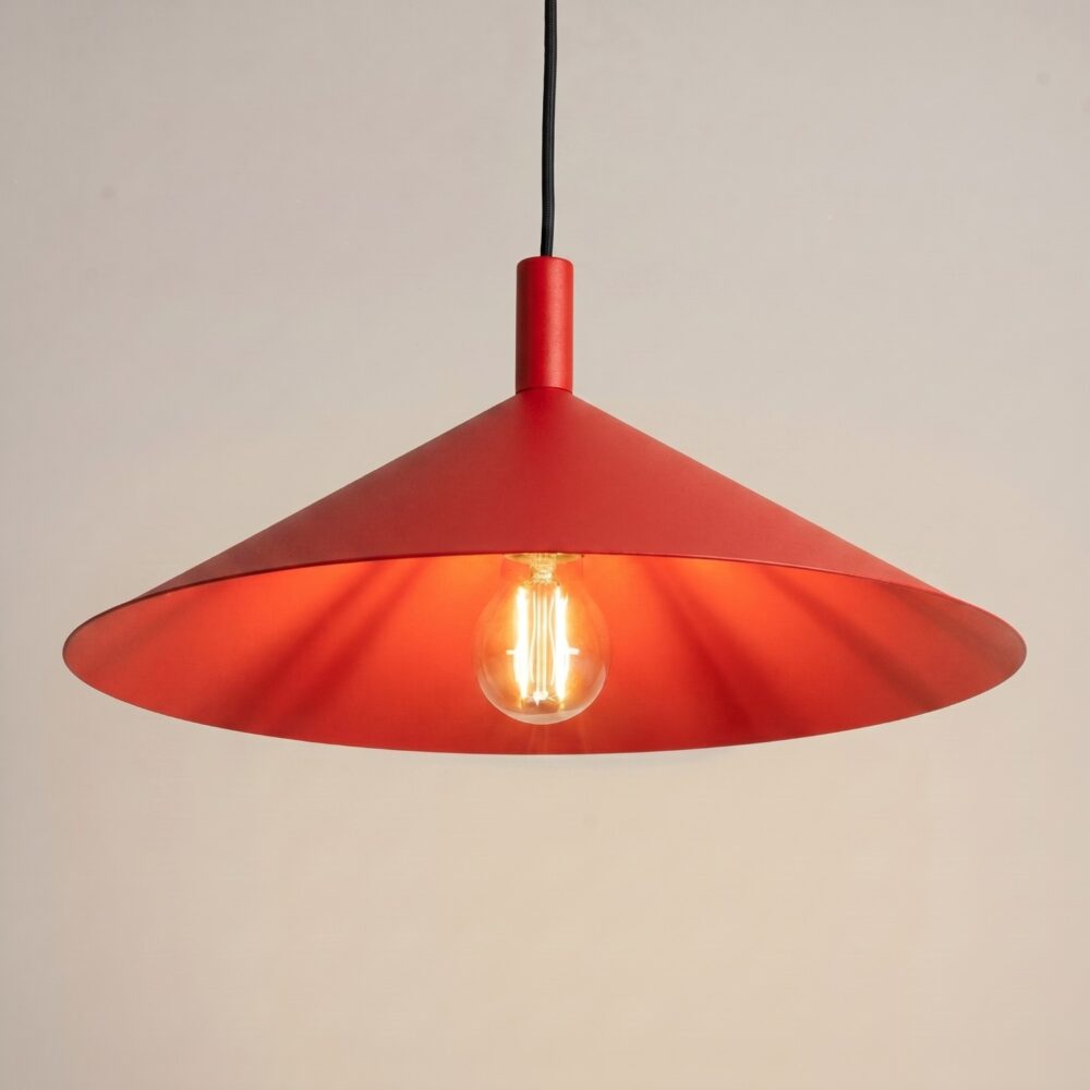 Lampa wisząca NOX 40 czerwona