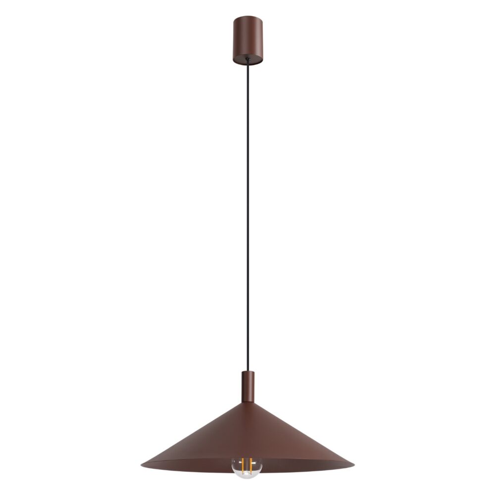 Lampa wisząca NOX 40 brązowa