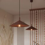 Lampa wisząca NOX 40 brązowa
