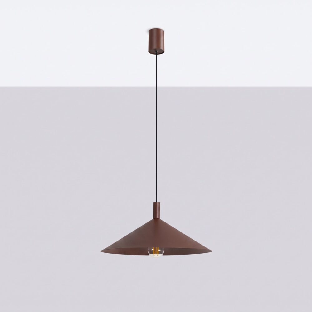 Lampa wisząca NOX 40 brązowa