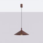 Lampa wisząca NOX 40 brązowa