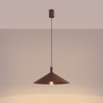 Lampa wisząca NOX 40 brązowa