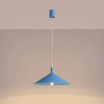 Lampa wisząca NOX 40 błękitna
