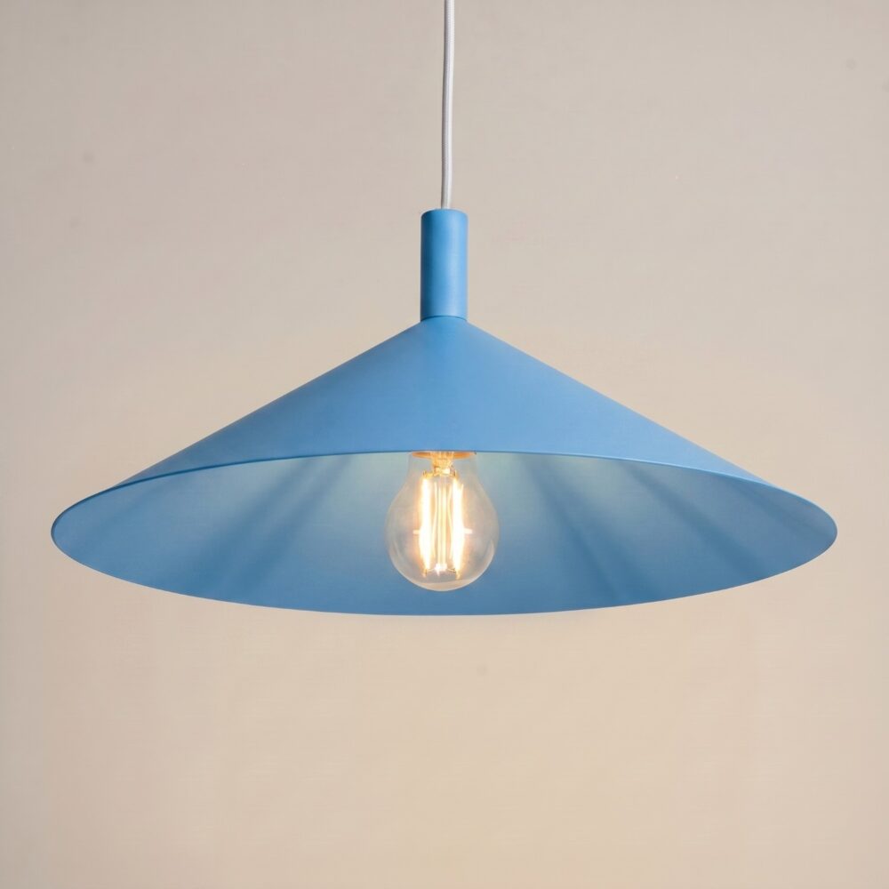 Lampa wisząca NOX 40 błękitna