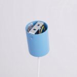 Lampa wisząca NOX 40 błękitna
