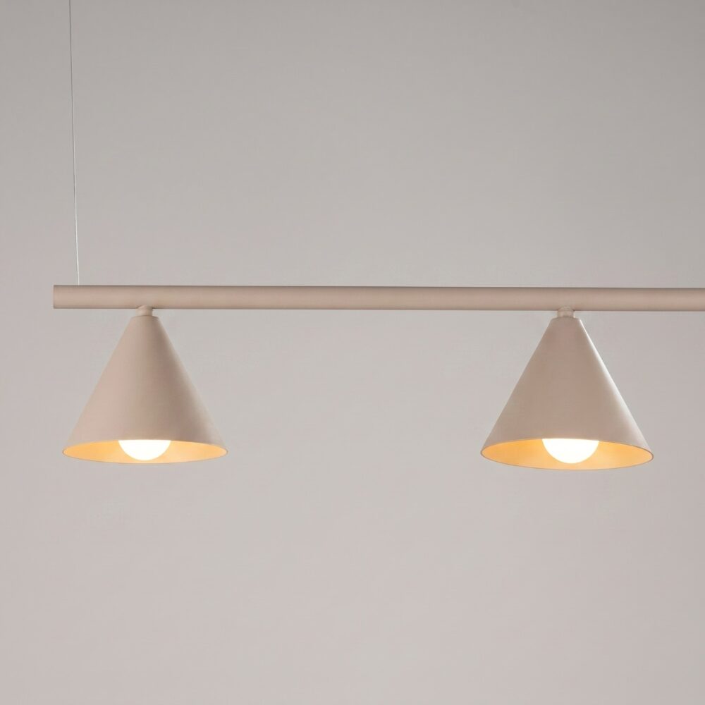 Żyrandol NOX 4L taupe