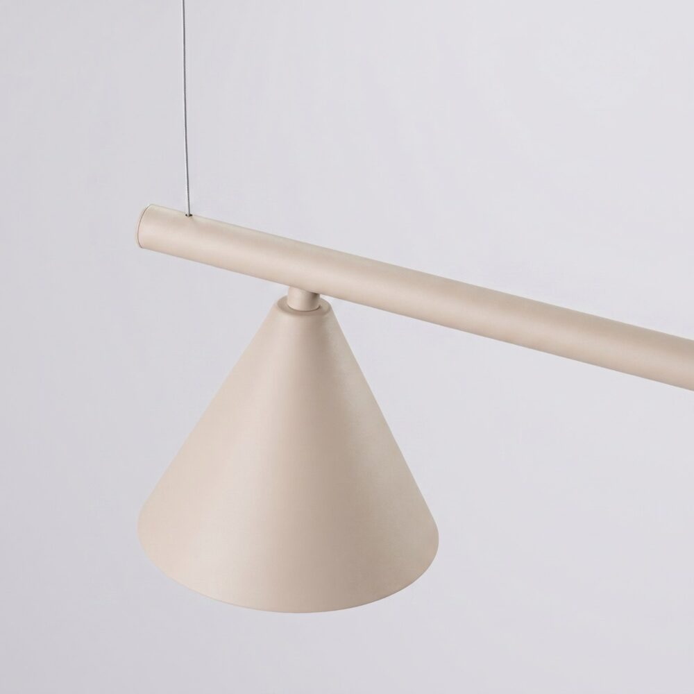 Żyrandol NOX 4L taupe