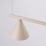 Żyrandol NOX 4L taupe