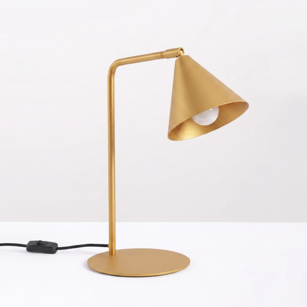 Lampa biurkowa NOX złota