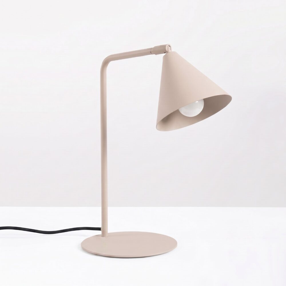 Lampa biurkowa NOX taupe