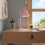 Lampa biurkowa NOX różowa