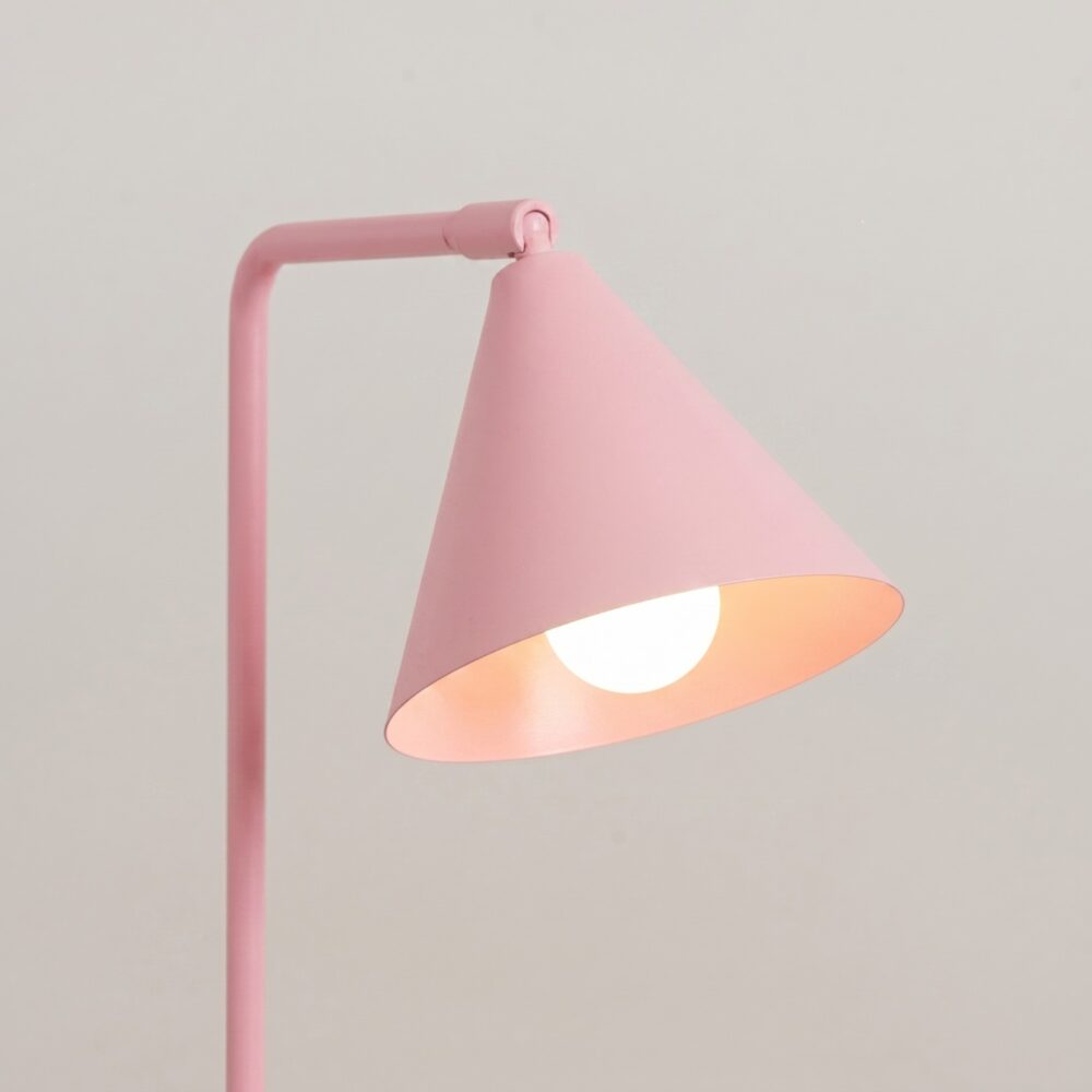 Lampa biurkowa NOX różowa