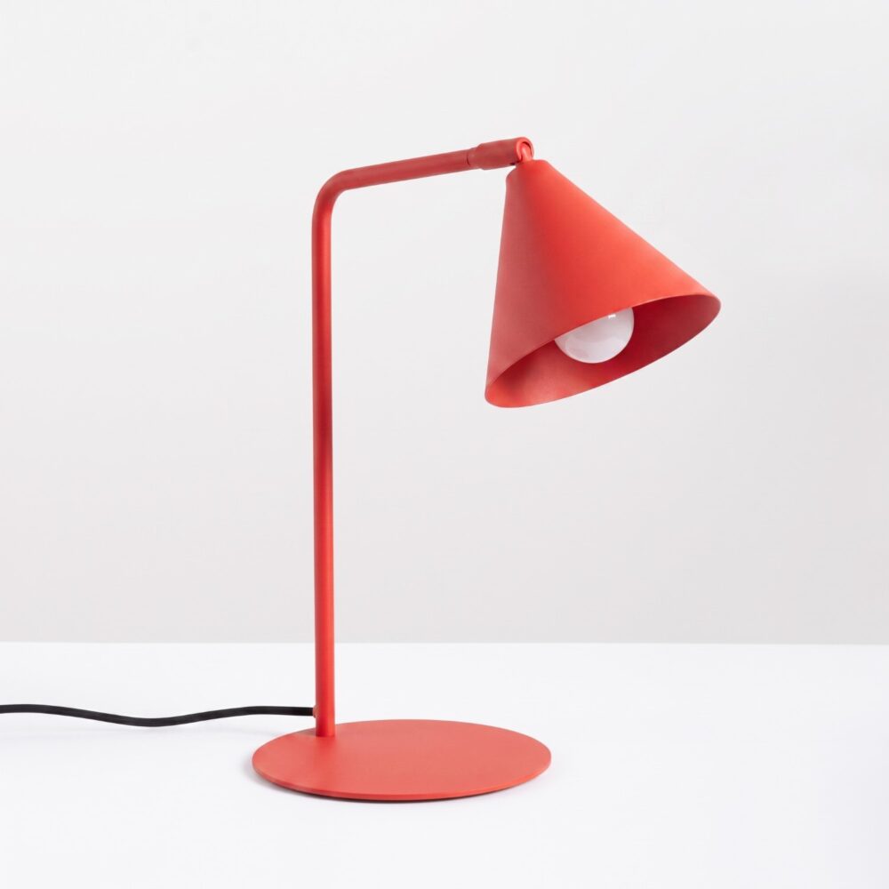 Lampa biurkowa NOX czerwona
