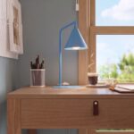 Lampa biurkowa NOX błękitna