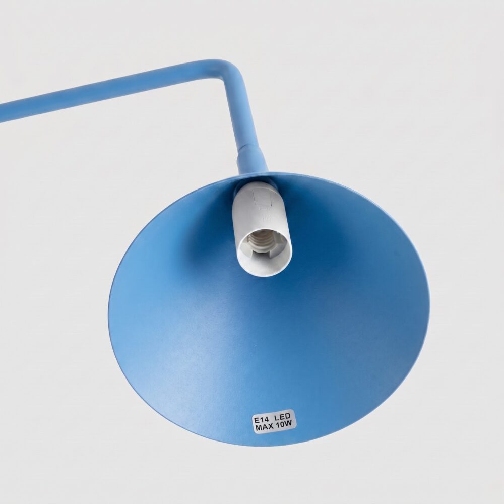 Lampa biurkowa NOX błękitna
