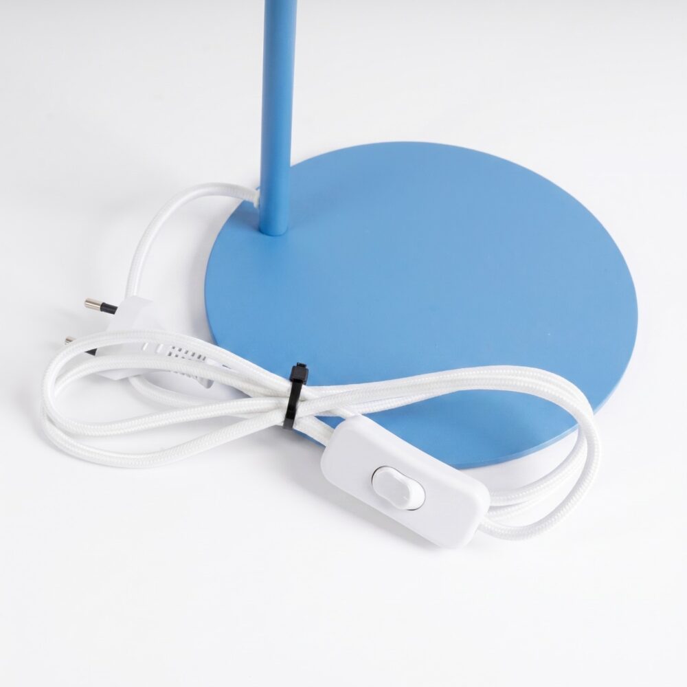 Lampa biurkowa NOX błękitna